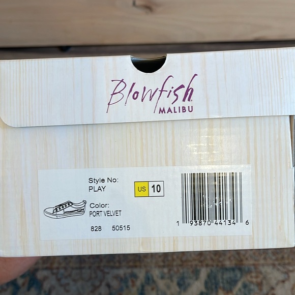 Blowfish Malibu Play Port Velvet size 10 slip on women’s sneakers - Picture 11 of 14